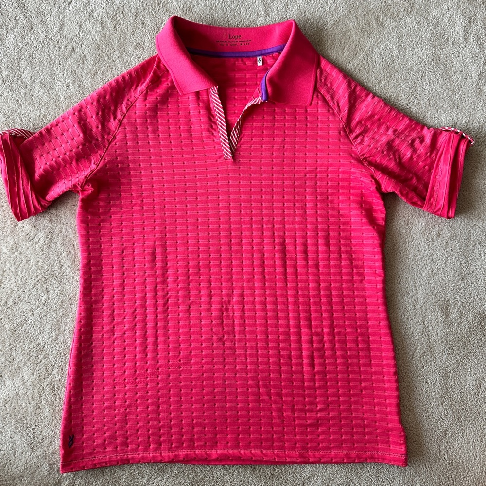 Lopez Pink and Purple Activewear Top